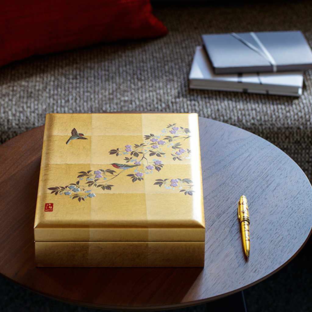 【蒔絵ボールペン 金沢箔】千羽鶴 金 日本製 伝統工芸 高級筆記具 名入れ対応 - Image 5