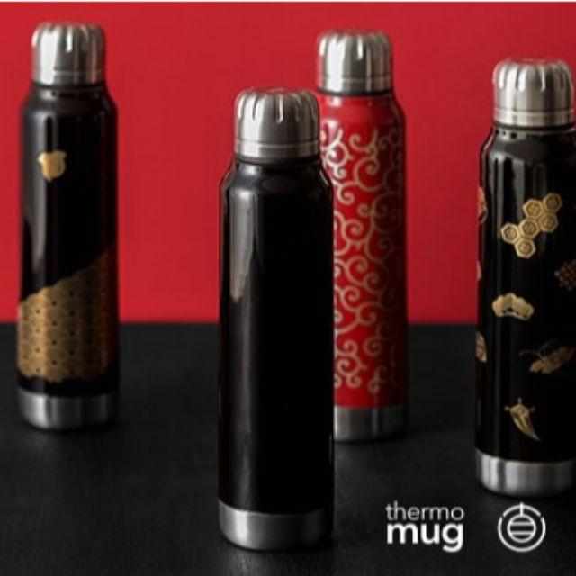 【アンブレラボトル】thermo mug × 土直漆器 うるし波千鳥 (レッド) | 越前漆器 | 匠市 - Image 6