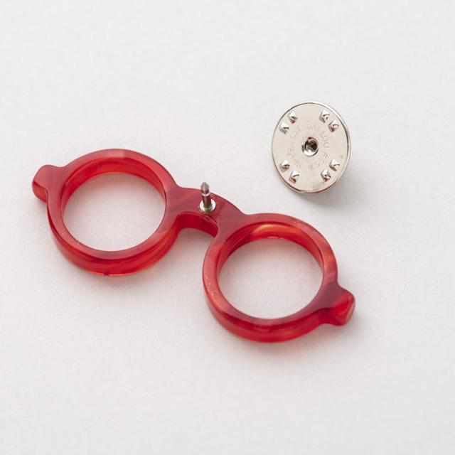 【ピンバッチ】ラペルピン・メガネホルダーになるピンバッチ megane pin (ブラック) | 鯖江の眼鏡 | 匠市 - Image 9