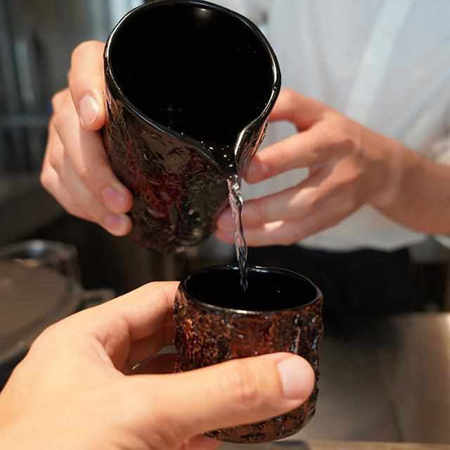 【輪島塗】楽 KOKEMUSU 片口酒器 (3点セット) - Image 24
